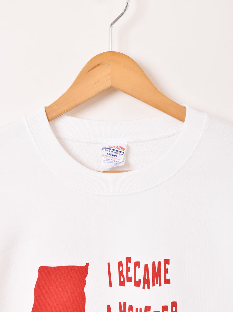 【2色展開】 プリント スウェットシャツ「Monster」