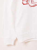 【2色展開】 プリント スウェットシャツ「Monster」