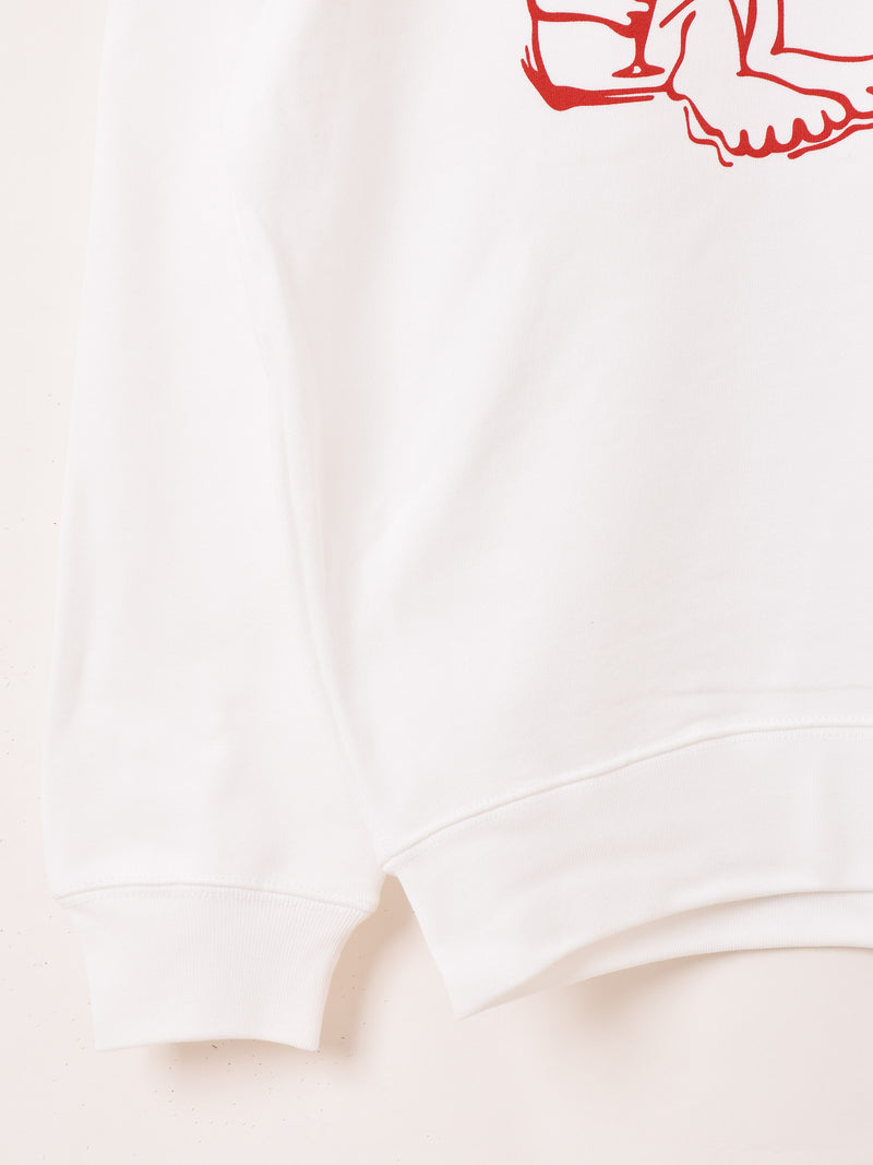 【2色展開】 プリント スウェットシャツ「Monster」