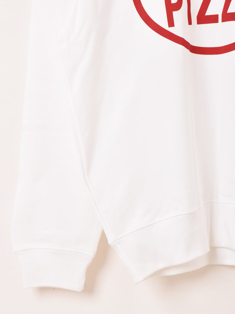 プリント スウェットシャツ「BEER PIZZA」