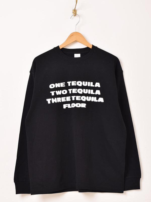 【2色展開】 プリント スウェットシャツ「TEQUILA」