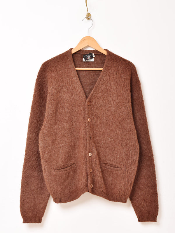 60's "NATIONAL" Mohair Blend Cardigan