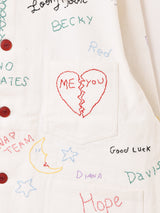 Backers メモリアルデザイン 刺繍 カバーオールジャケット