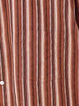 【2色展開】Backers マルチストライプ 長袖シャツ