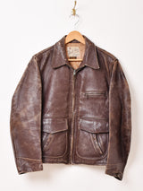 50’s〜60's アメリカ製 "Rich Sher" Leather Sports Jacket