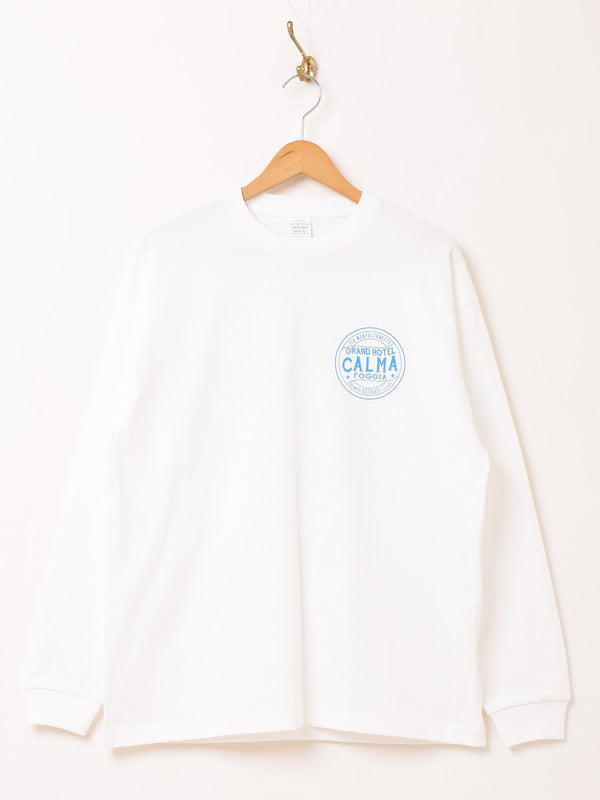 【2色展開】 プリント ロングスリーブTシャツ「CALMA」