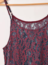 【2色展開】Meridian 2カラー レース キャミソールワンピース