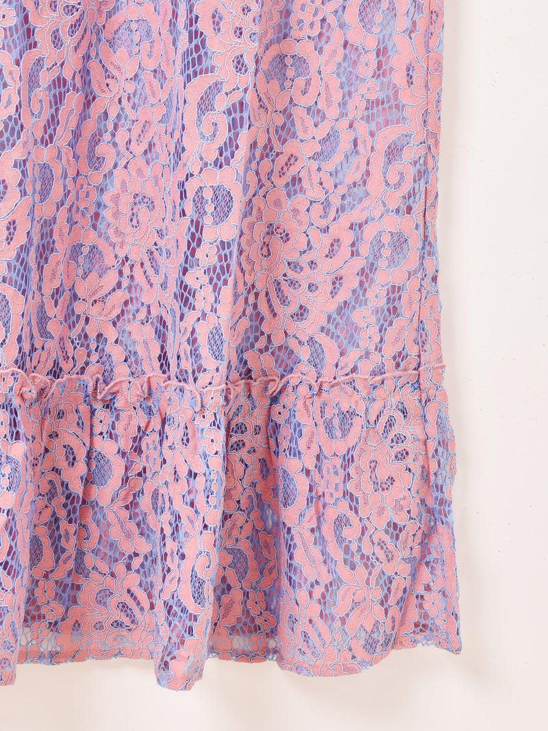 【2色展開】Meridian 2カラー レース キャミソールワンピース