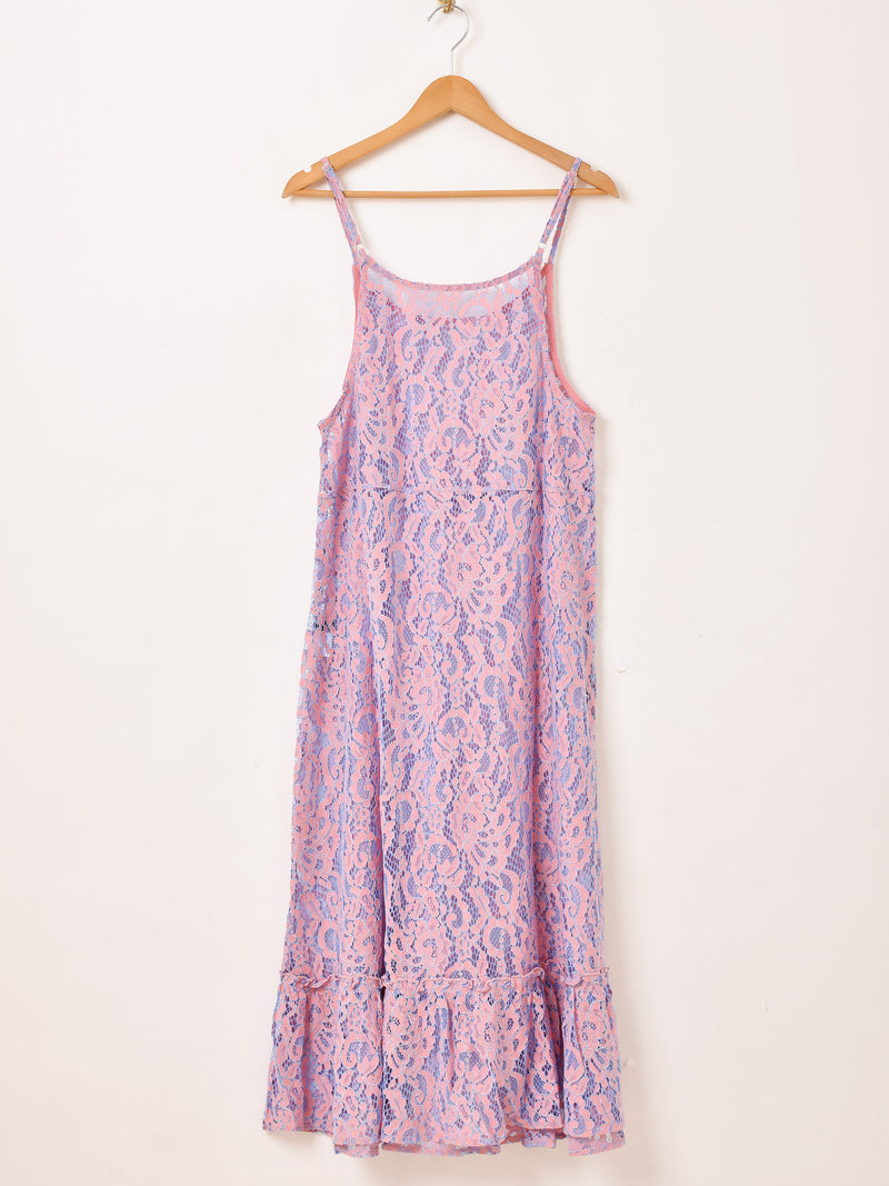 【2色展開】Meridian 2カラー レース キャミソールワンピース