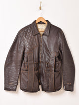 60's "Milco-West" Hunting Leather Jacket