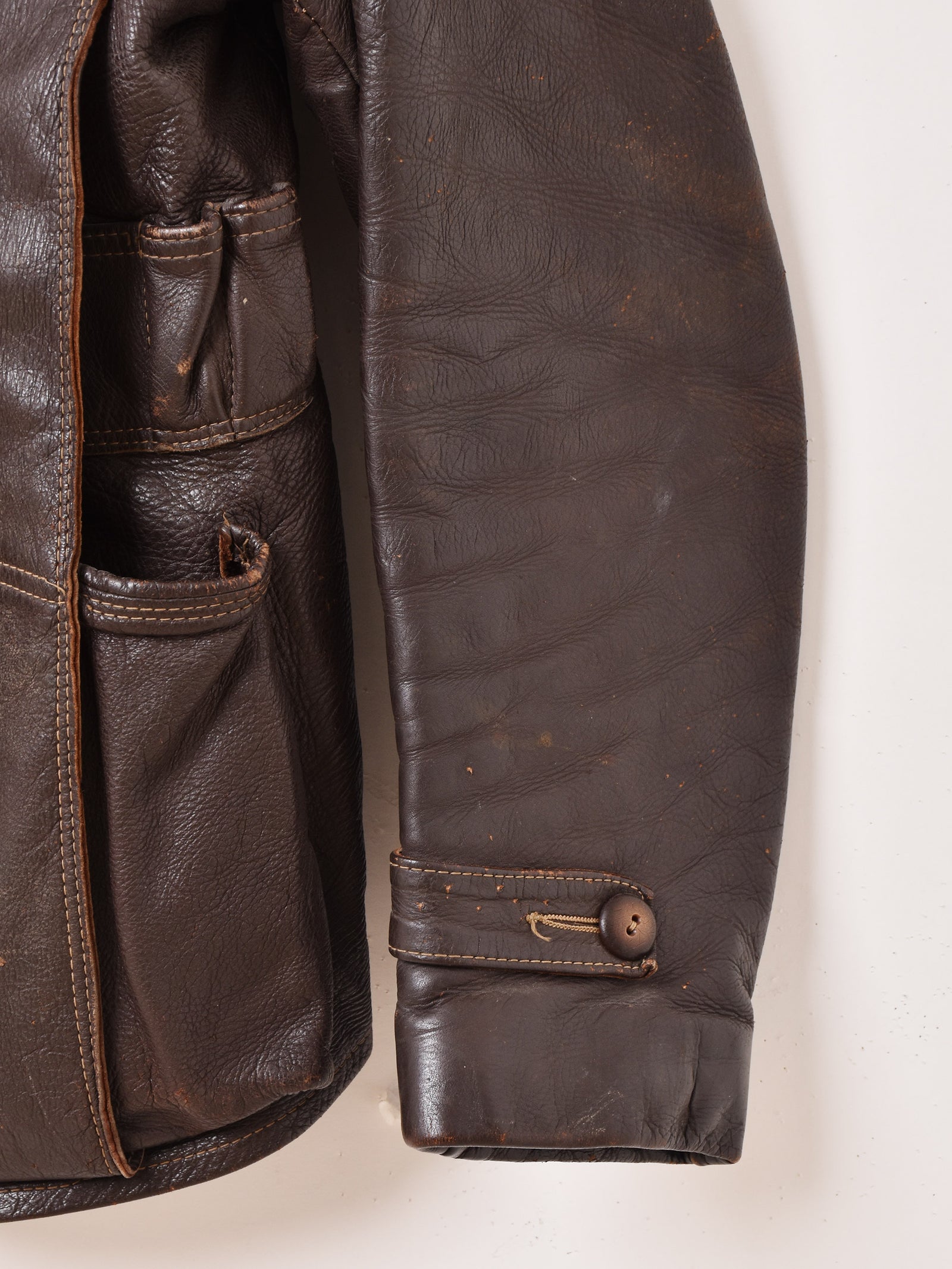 月末特価【レア】60s ビンテージ Milco West レザージャケット 60's 
