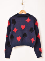 【2色展開】Meridian トランプモチーフ ポロセーター