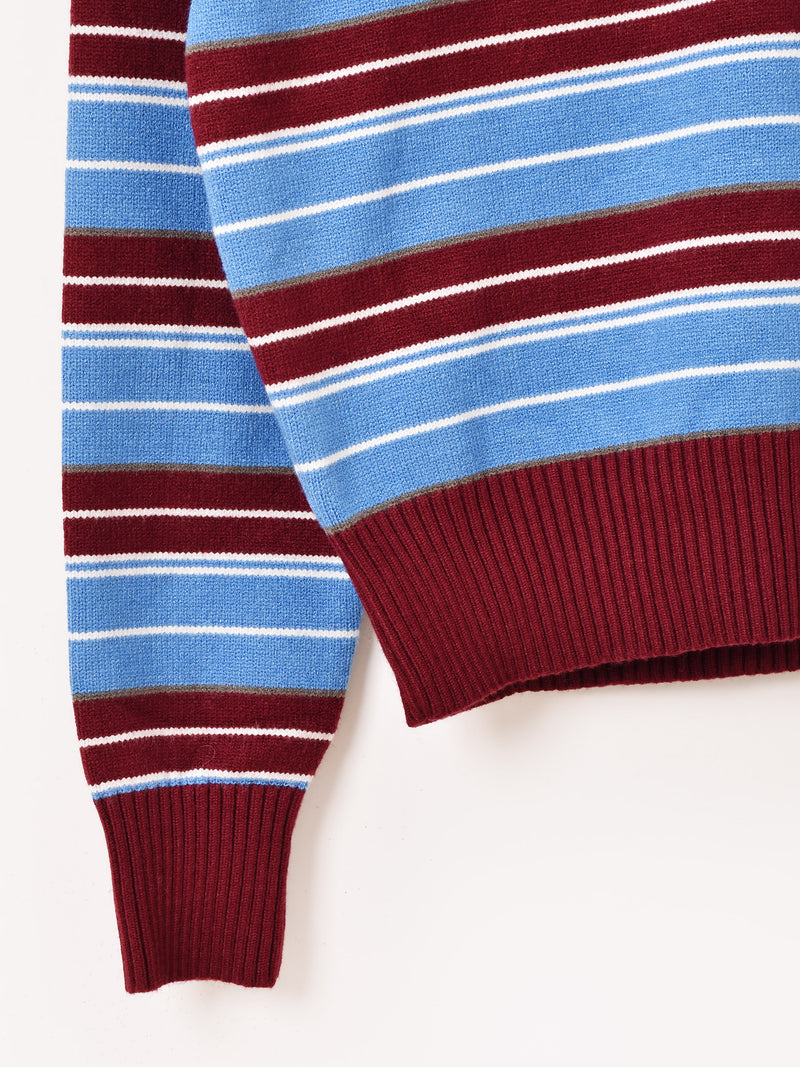 【2色展開】Elcamino マルチボーダー ポロセーター