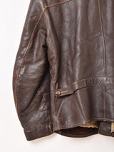 60's "Milco-West" Hunting Leather Jacket