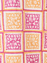 【2色展開】Emerald Motel ブロックプリント風 半袖 オープンカラーシャツ