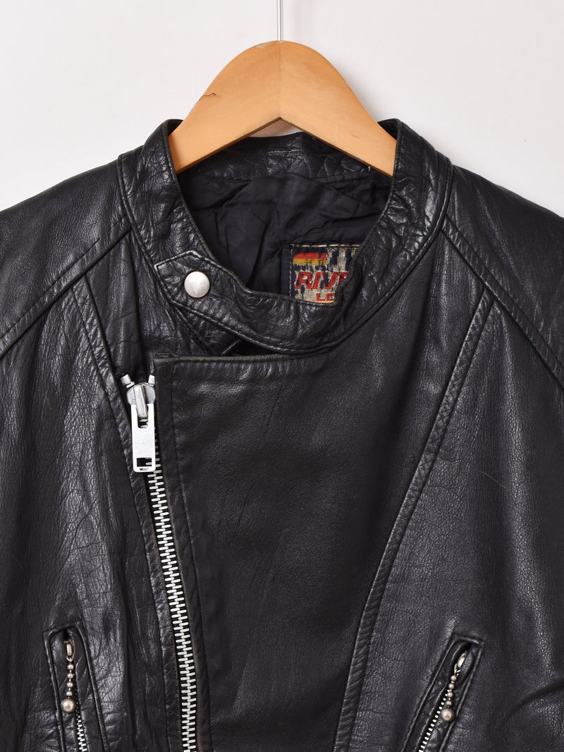 Made in England 70's ”RIVETT'S LONDON” Motorcycle Jacket