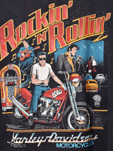 1987's "Harley Davidson" Elvis Presley Print T-shirt