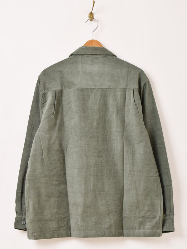 【2色展開】Backers インディアンモチーフ コーデュロイ 長袖シャツ