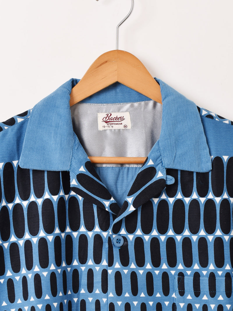 【2色展開】Backers エルヴィスドット コーデュロイ 長袖シャツ