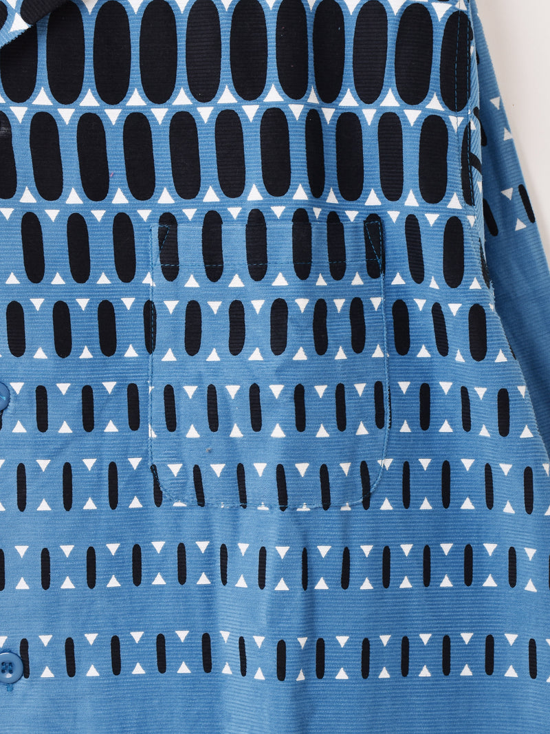 【2色展開】Backers エルヴィスドット コーデュロイ 長袖シャツ