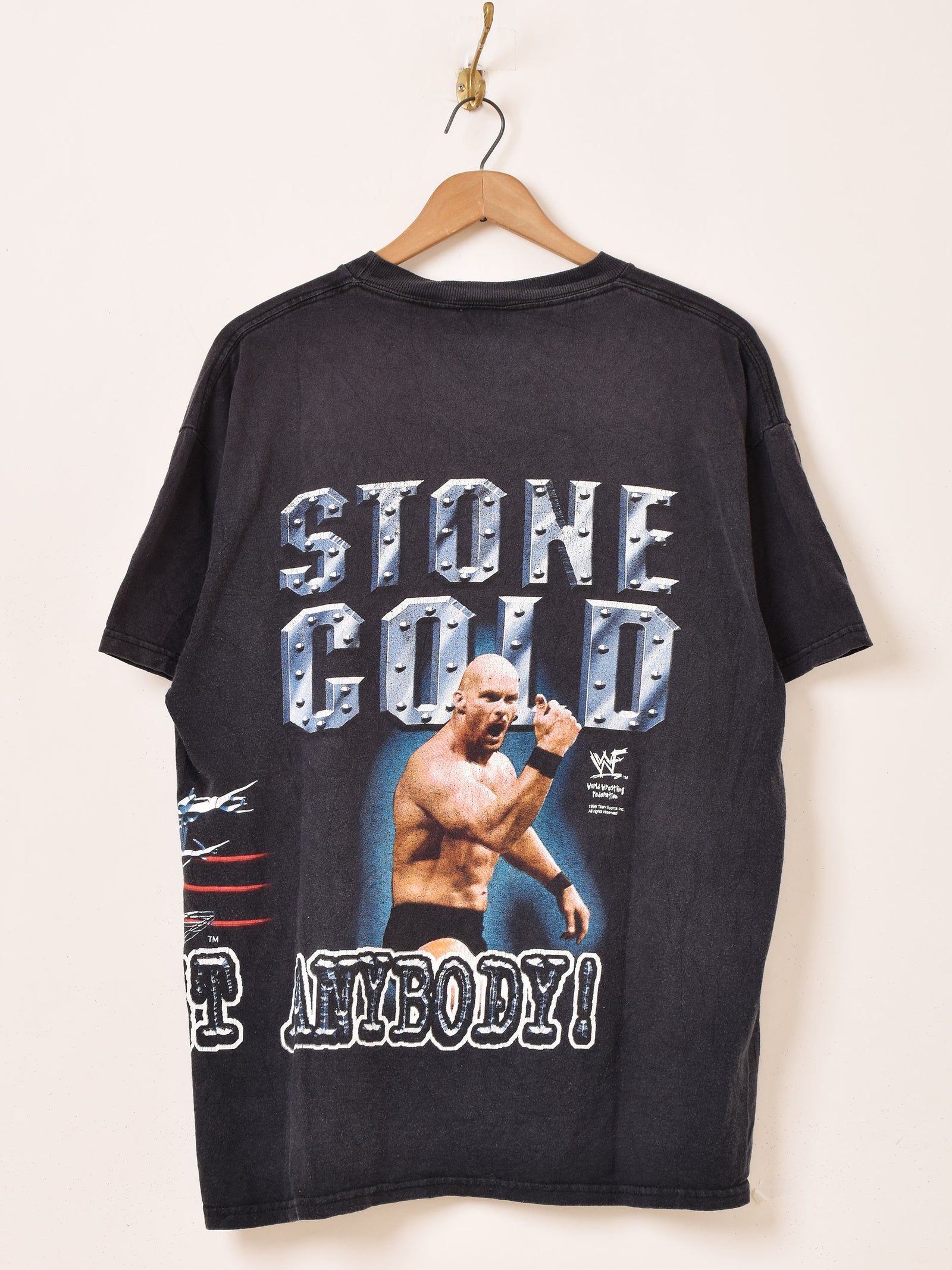 1998's Stone Cold Steve Austin D.T.A. Print T-shirt – 古着屋Top of