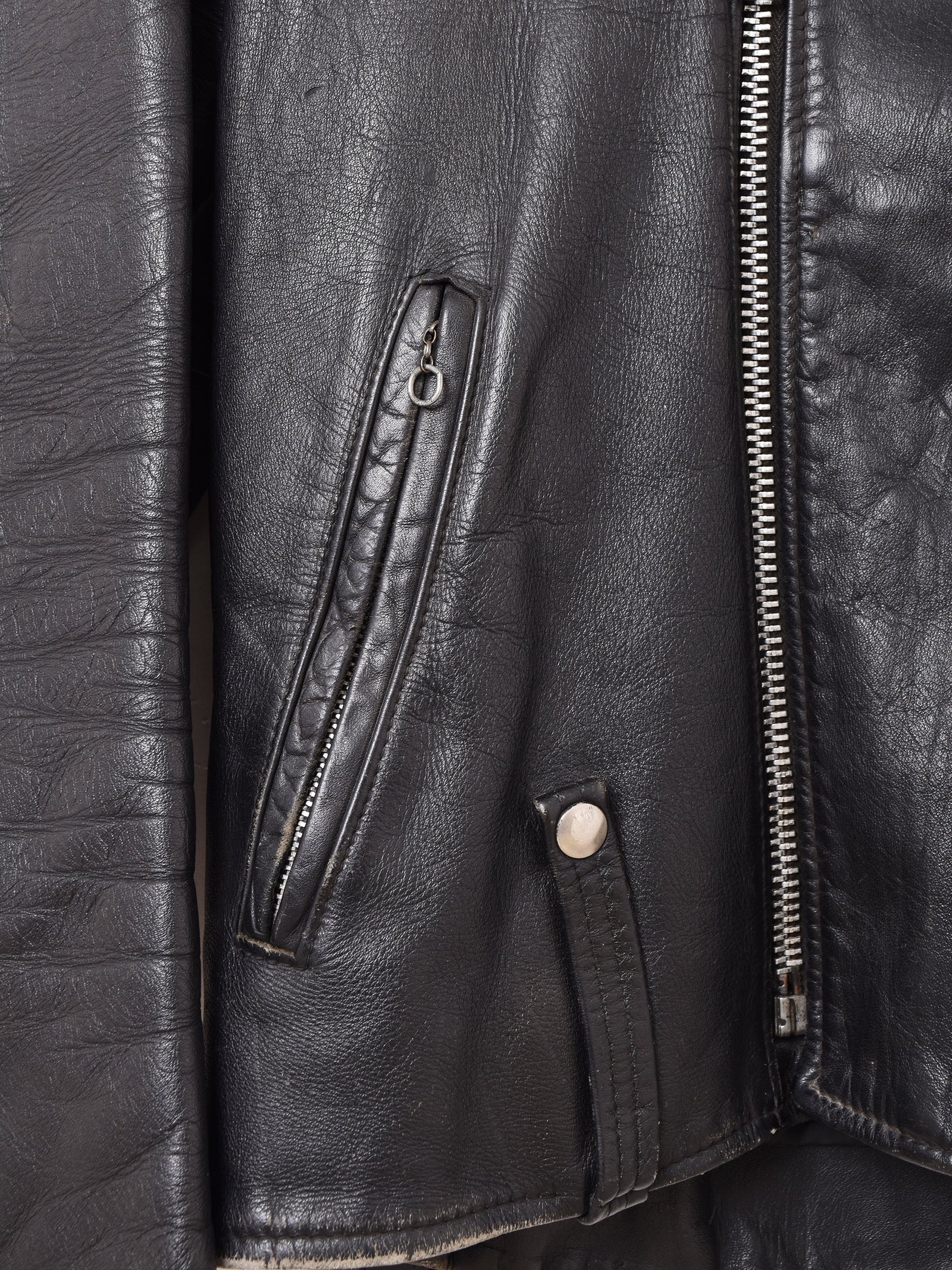 ジャケット・アウター US DOUBLE RIDERS JACKET USED】SUPER BIG LEATHER DOUBLE RIDERS JACKET - upanishad