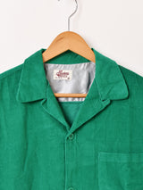 【3色展開】Backers コーデュロイ 長袖 オープンカラーシャツ