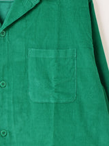 【3色展開】Backers コーデュロイ 長袖 オープンカラーシャツ