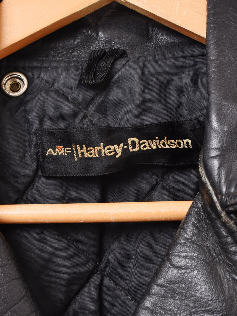 70's アメリカ製 "Harley Davidson"Leather Double Riders Jacket