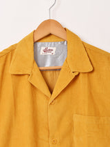 【3色展開】Backers コーデュロイ 長袖 オープンカラーシャツ