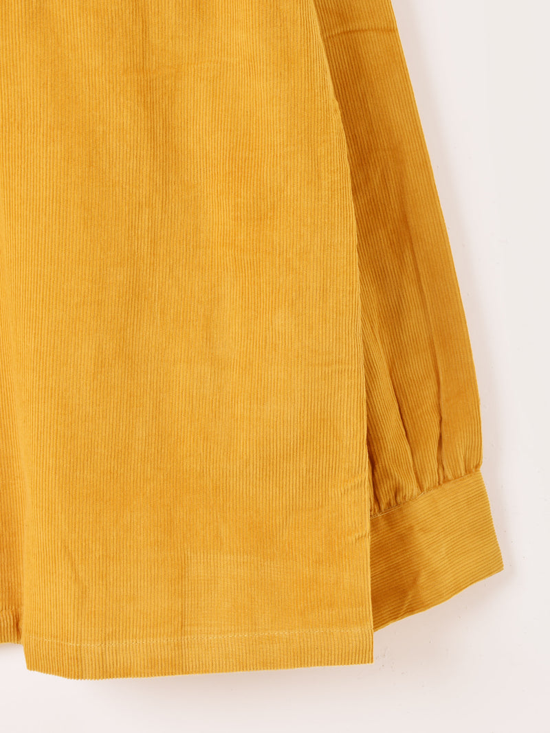 【3色展開】Backers コーデュロイ 長袖 オープンカラーシャツ