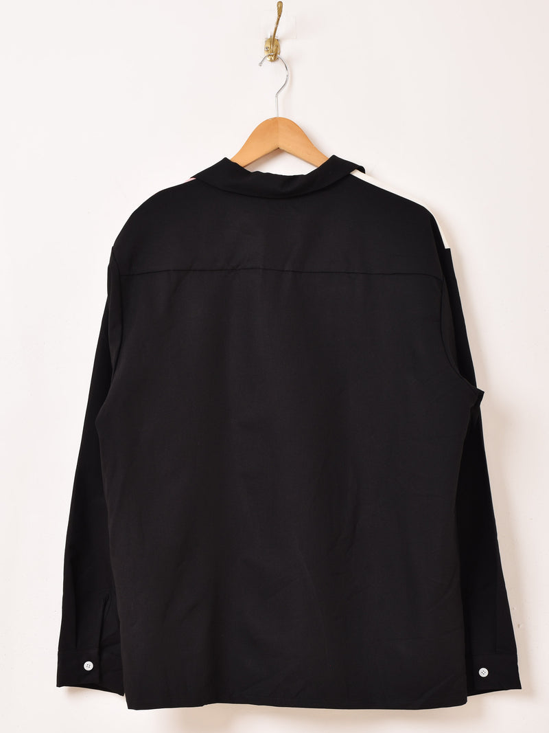 【2色展開】Backers ロカビリー バイカラー 長袖シャツ