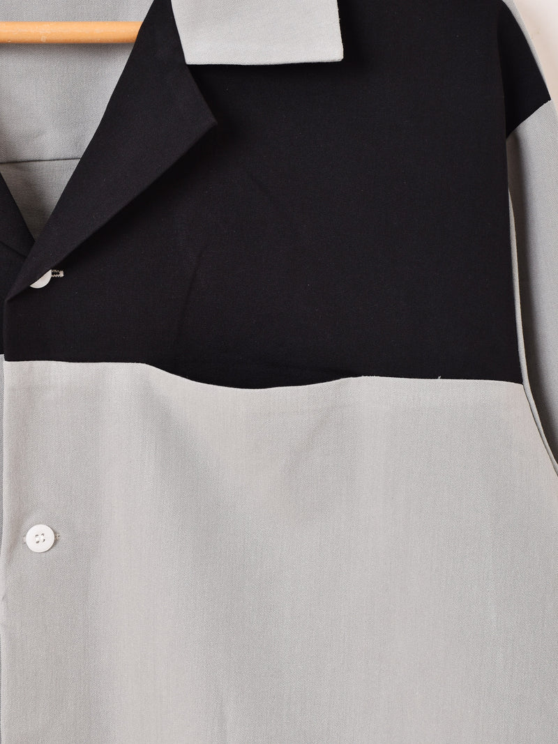 【2色展開】Backers ロカビリー バイカラー 長袖シャツ