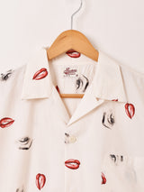 Backers マリリン・モンロー 長袖 オープンカラーシャツ