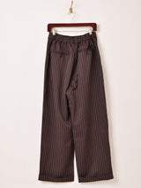 【3色展開】Backers ピンストライプ柄 ワイドパンツ