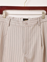 【3色展開】Backers ピンストライプ柄 ワイドパンツ