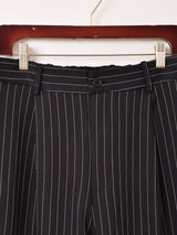 【3色展開】Backers ピンストライプ柄 ワイドパンツ