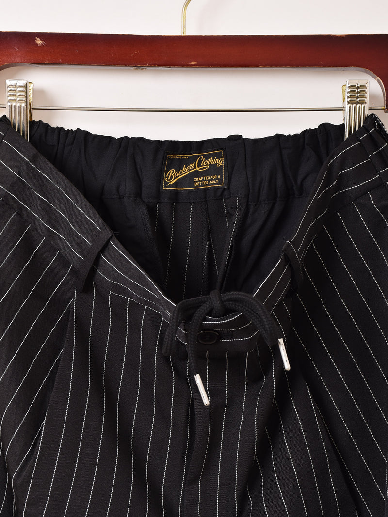 【3色展開】Backers ピンストライプ柄 ワイドパンツ