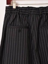 【3色展開】Backers ピンストライプ柄 ワイドパンツ