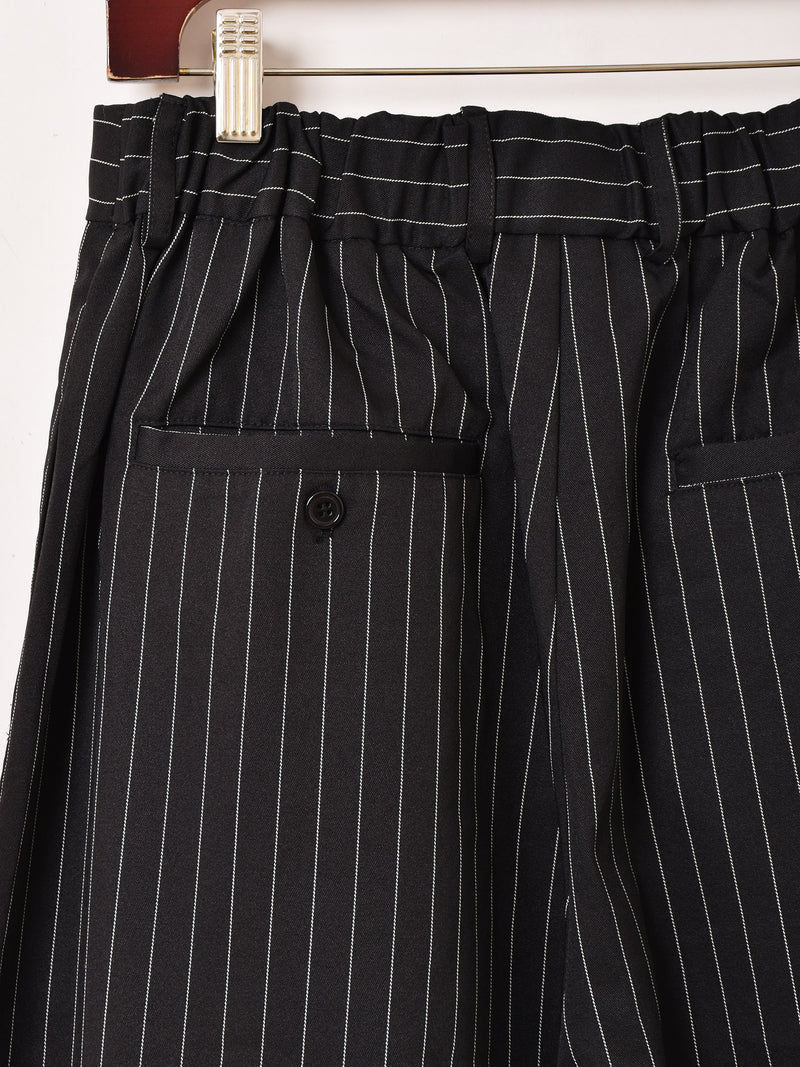 【3色展開】Backers ピンストライプ柄 ワイドパンツ