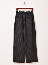 【3色展開】Backers ピンストライプ柄 ワイドパンツ