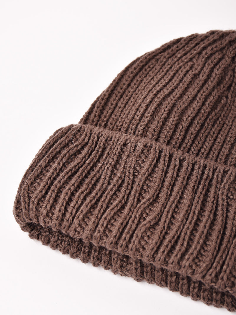 【4色展開】リブ ニットキャップ