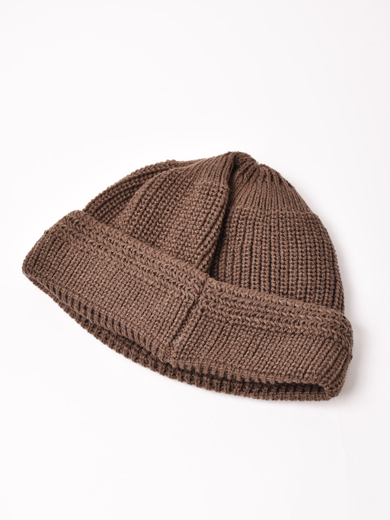 【6色展開】リブ ニットキャップ