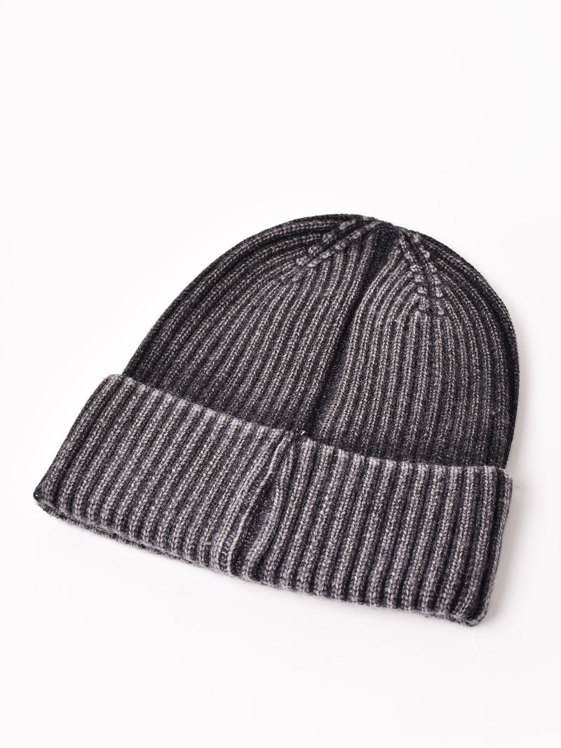 【4色展開】ウォッシュ リブニットキャップ