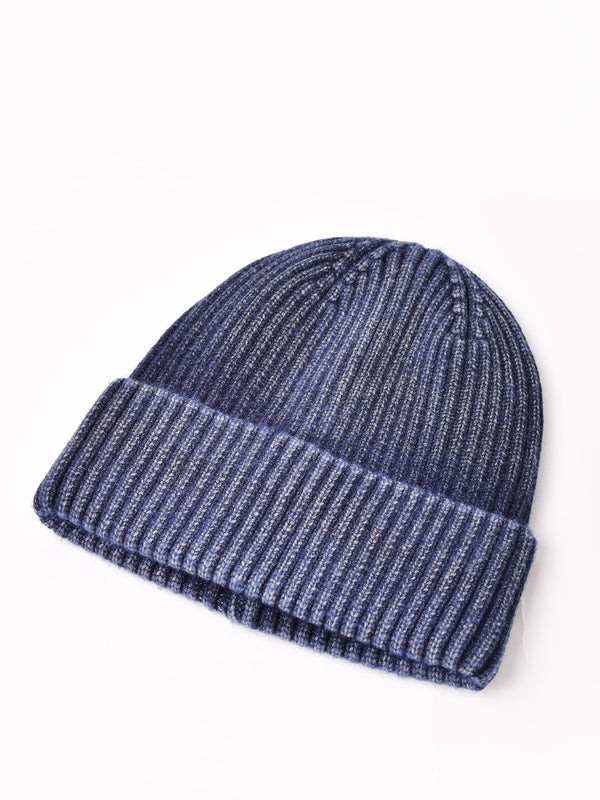 【4色展開】ウォッシュ リブニットキャップ