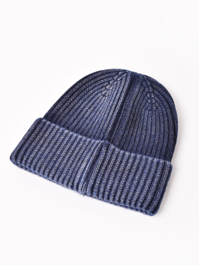 【4色展開】ウォッシュ リブニットキャップ