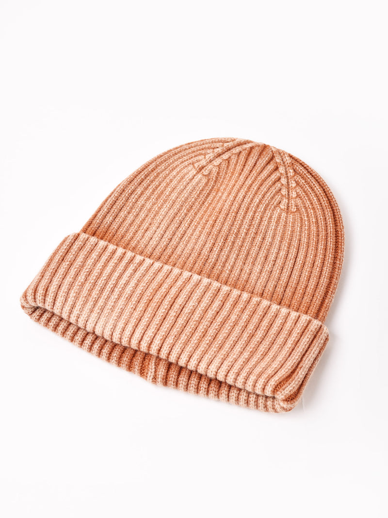 【4色展開】ウォッシュ リブニットキャップ