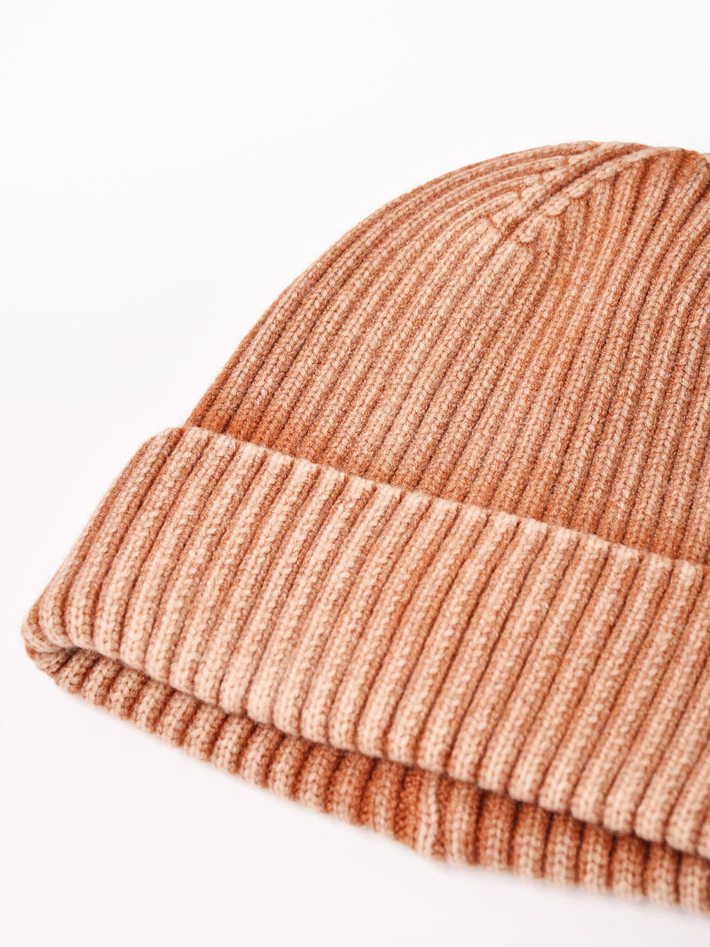 【4色展開】ウォッシュ リブニットキャップ