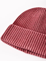 【4色展開】ウォッシュ リブニットキャップ