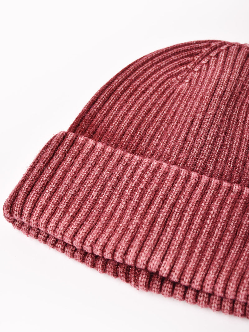 【4色展開】ウォッシュ リブニットキャップ